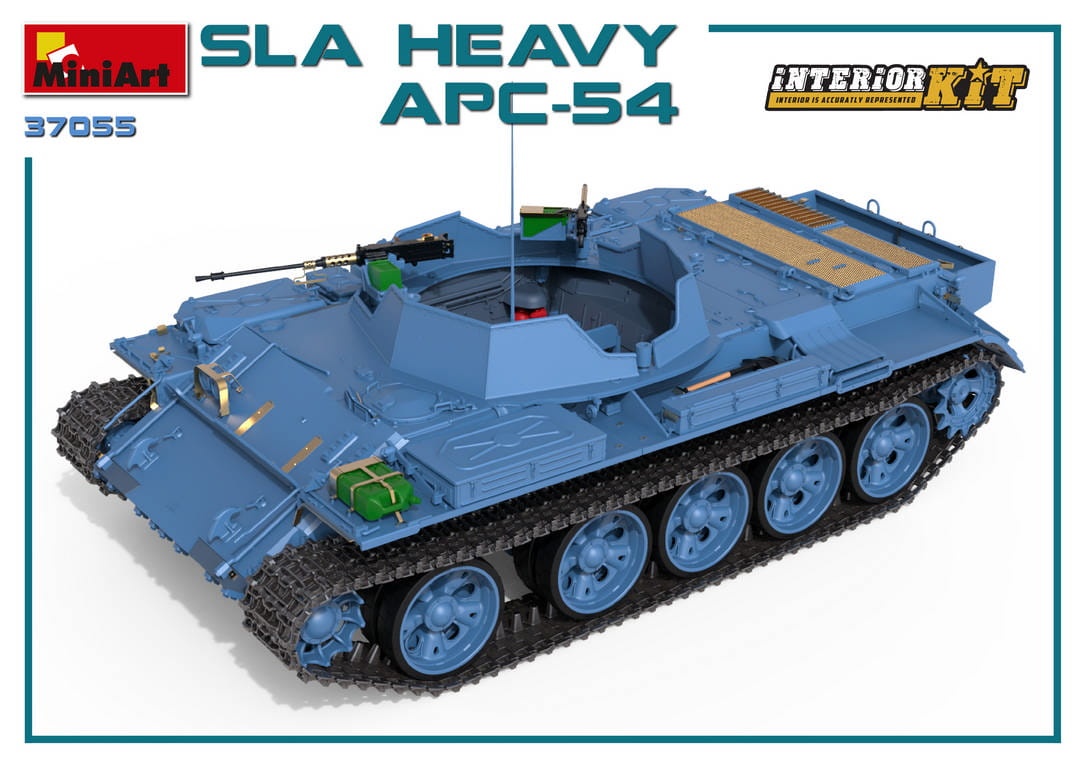 Zdjęcie dodatkowe produktu Sla Heavy Apc-54. Interior Kit 1:35 MiniArt 37055