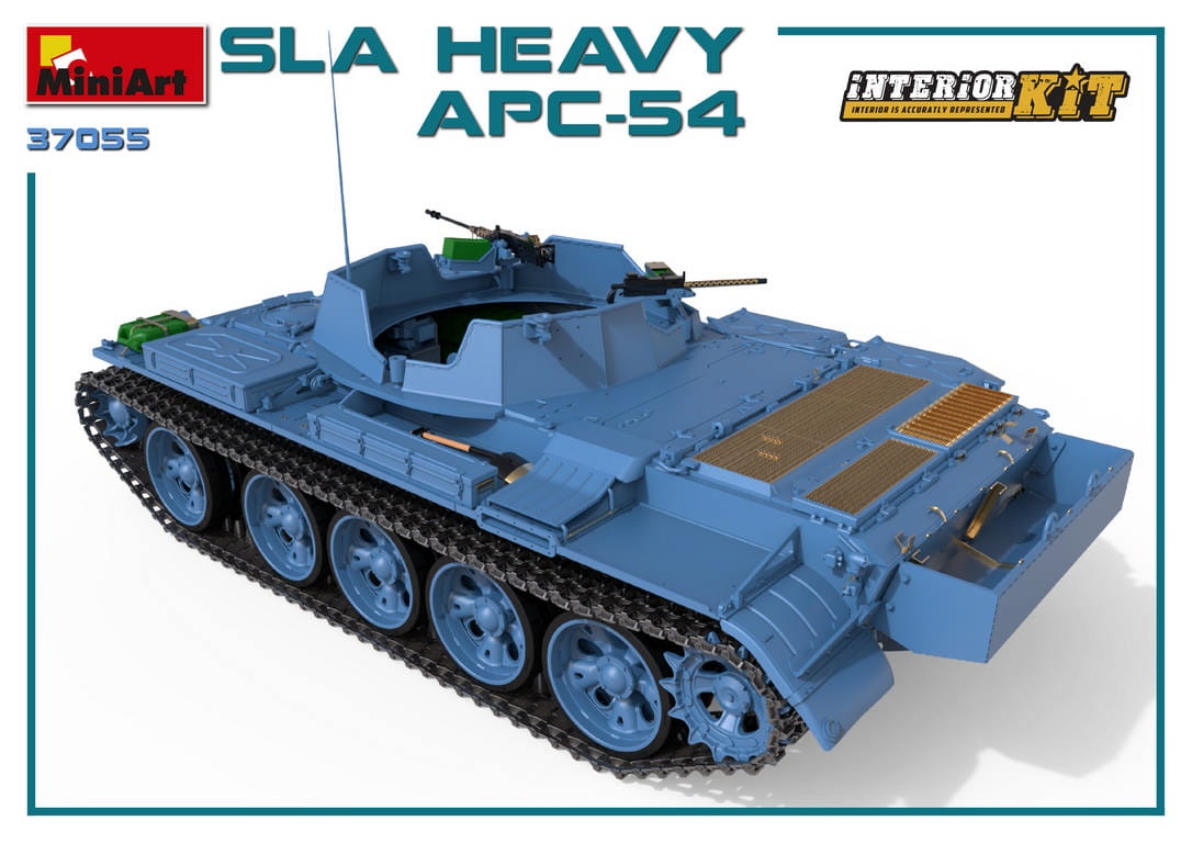 Zdjęcie dodatkowe produktu Sla Heavy Apc-54. Interior Kit 1:35 MiniArt 37055
