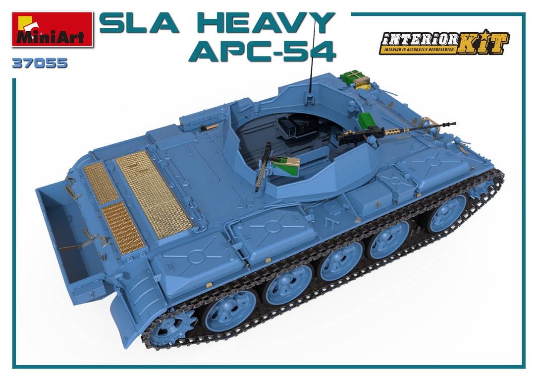 Zdjęcie dodatkowe produktu Sla Heavy Apc-54. Interior Kit 1:35 MiniArt 37055