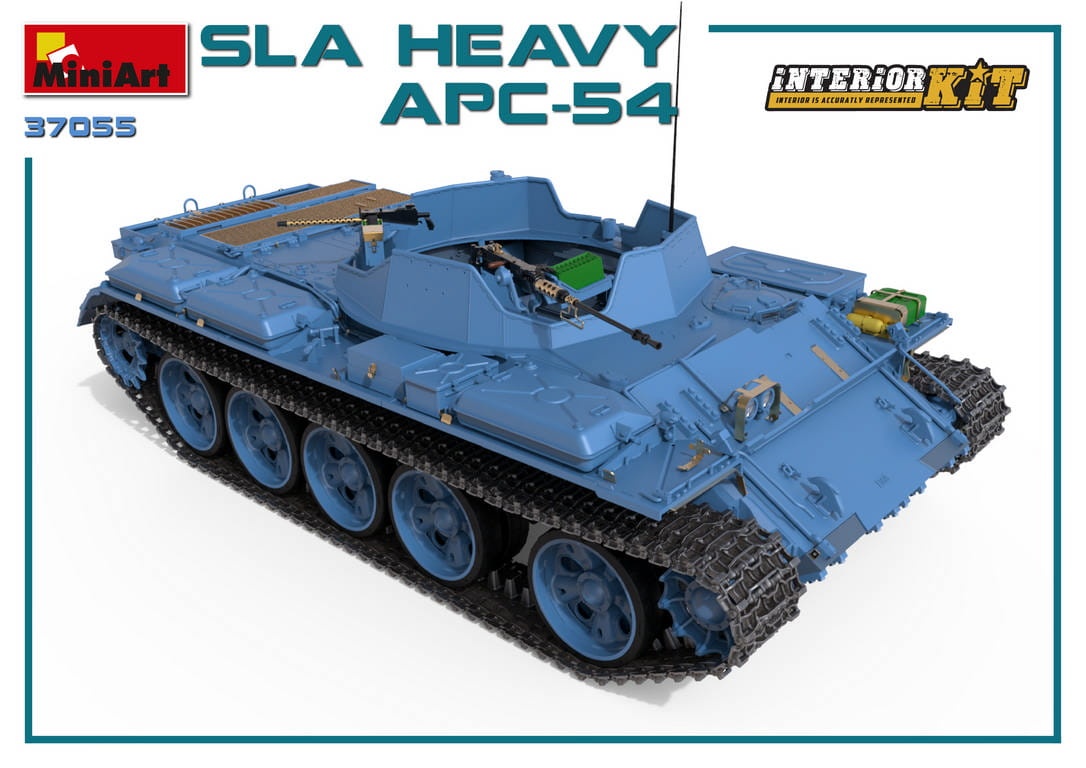 Zdjęcie dodatkowe produktu Sla Heavy Apc-54. Interior Kit 1:35 MiniArt 37055