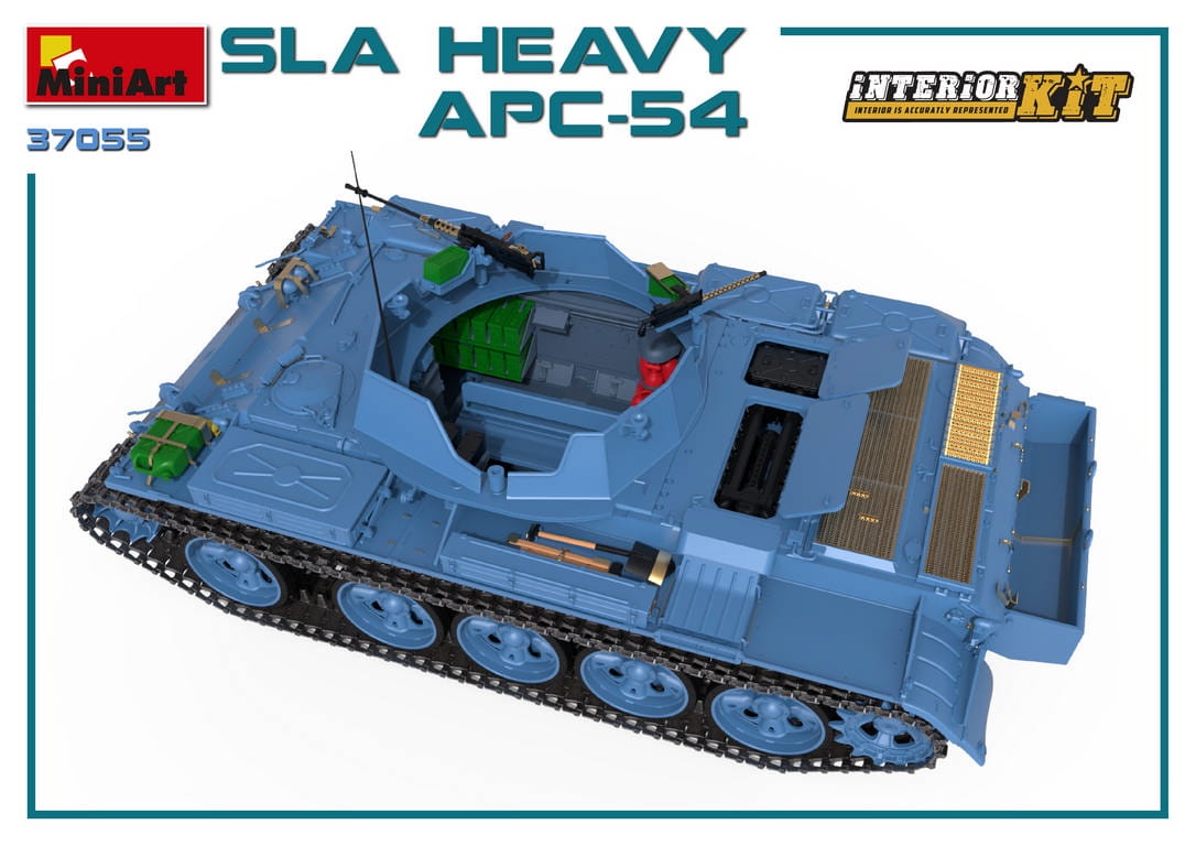 Zdjęcie dodatkowe produktu Sla Heavy Apc-54. Interior Kit 1:35 MiniArt 37055