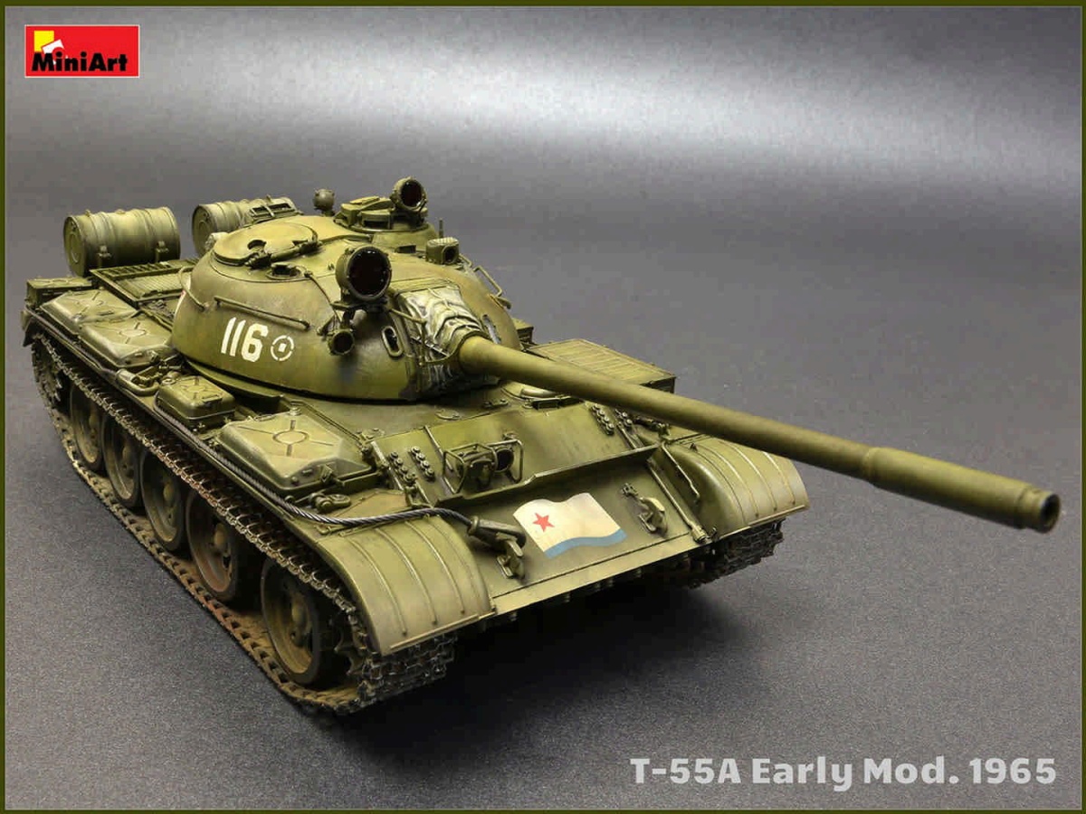Zdjęcie dodatkowe produktu T-55A Early Mod. 1965 1:35 MiniArt 37057