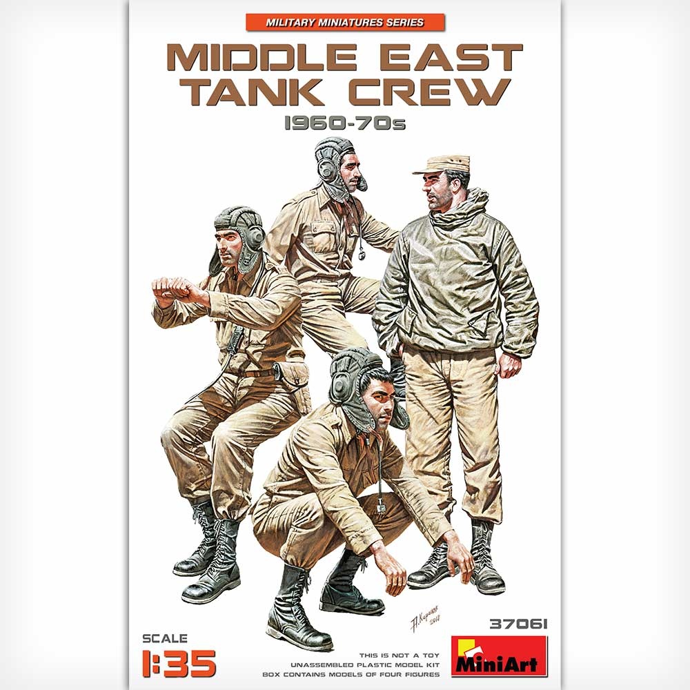 Zdjęcie główne produktu Middle East Tank Crew 1960-70s 1:35 MiniArt 37061