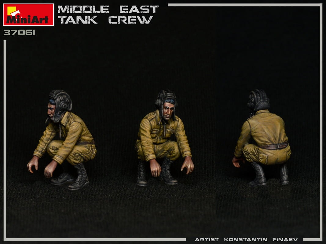 Zdjęcie dodatkowe produktu Middle East Tank Crew 1960-70s 1:35 MiniArt 37061