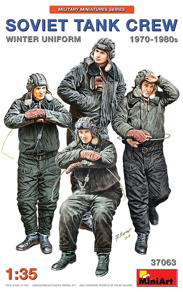 Zdjęcie główne produktu Soviet Tank Crew 1970-1980s. Winter Uniform 1:35 MiniArt 37063