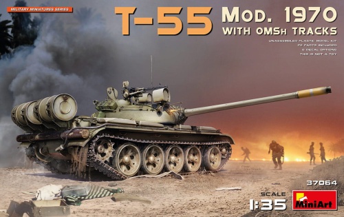 T-55 Mod. 1970 With Omsh Tracks 1:35 MiniArt 37064