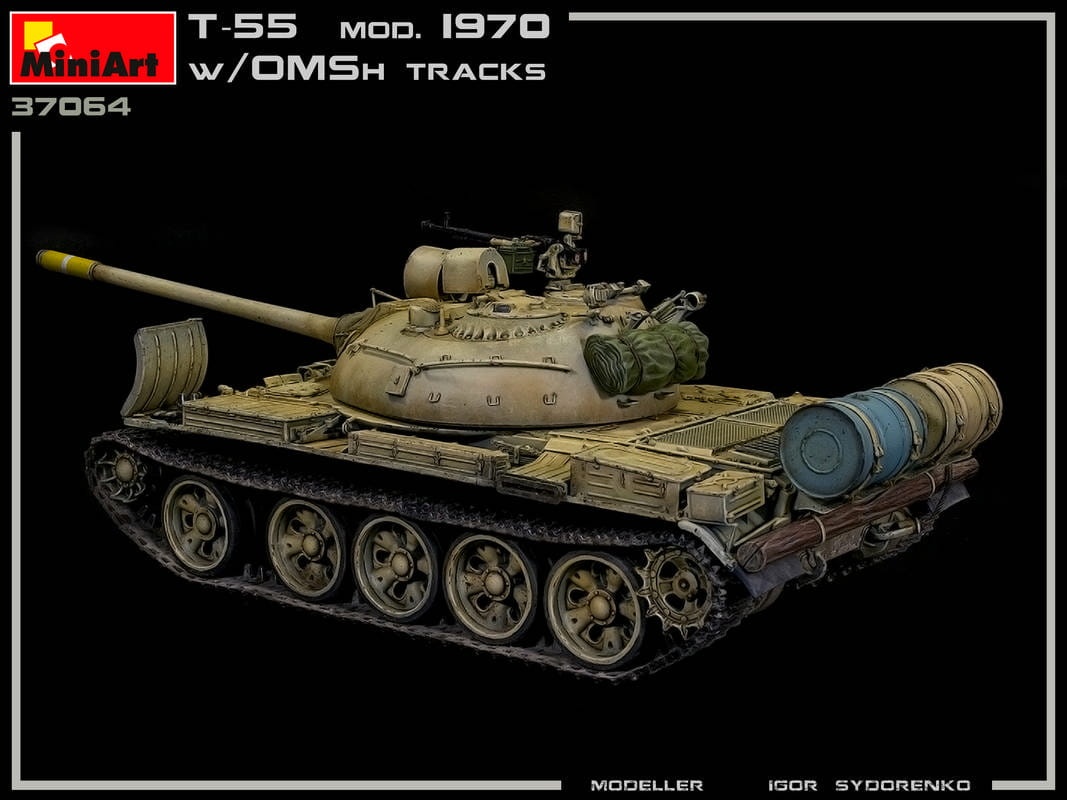 Zdjęcie dodatkowe produktu T-55 Mod. 1970 With Omsh Tracks 1:35 MiniArt 37064