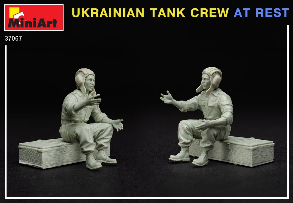 Zdjęcie dodatkowe produktu Ukrainian Tank Crew At Rest 1:35 MiniArt 37067