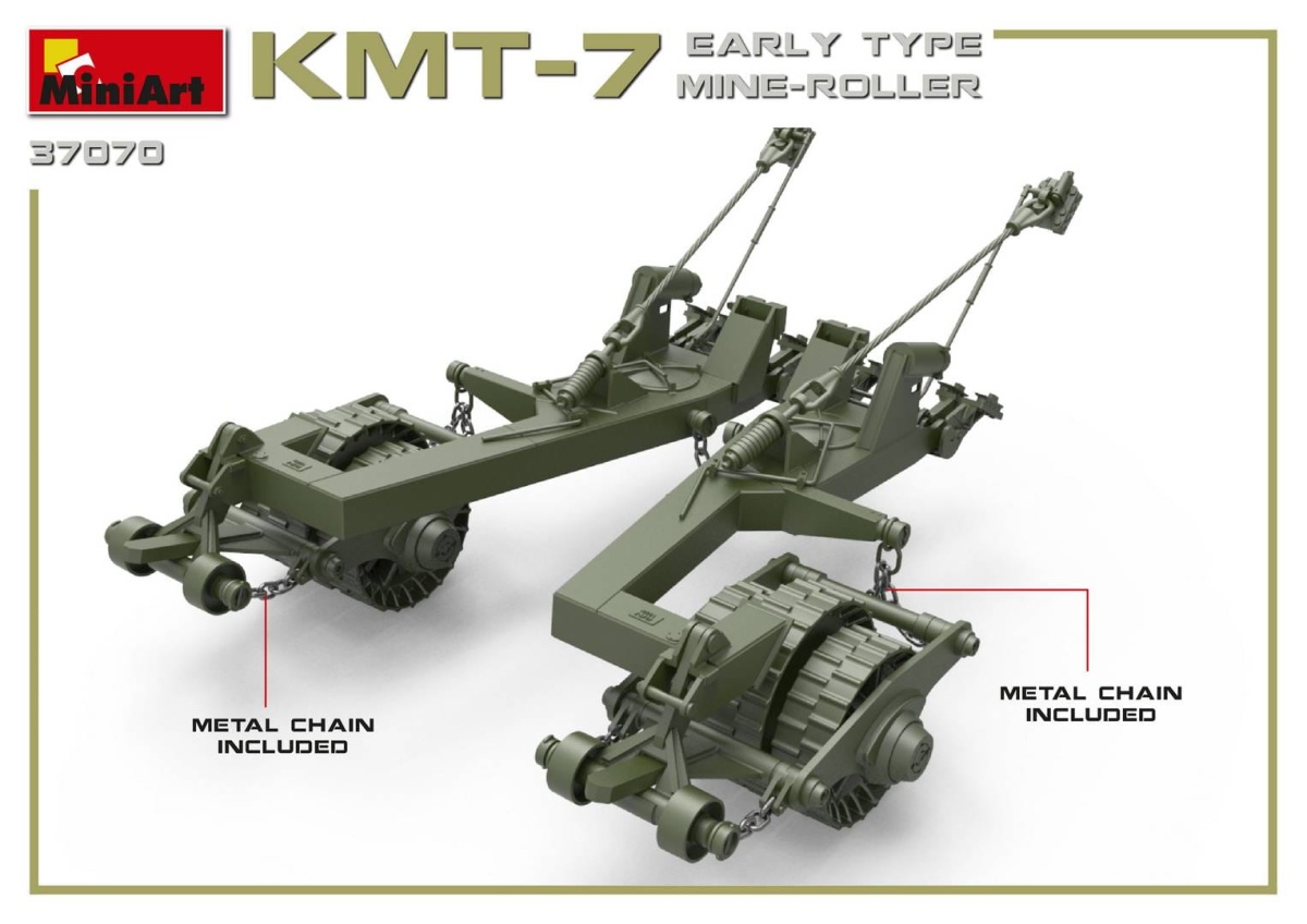 Zdjęcie dodatkowe produktu Kmt-7 Early Type Mine-roller 1:35 MiniArt 37070