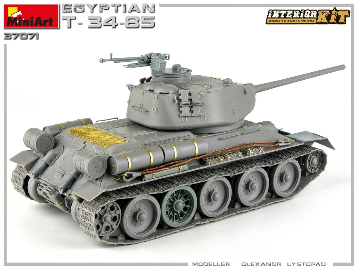 Zdjęcie dodatkowe produktu Egyptian T-34/85. Interior Kit 1:35 MiniArt 37071