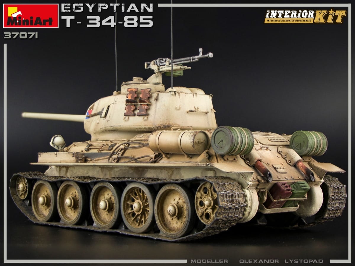 Zdjęcie dodatkowe produktu Egyptian T-34/85. Interior Kit 1:35 MiniArt 37071