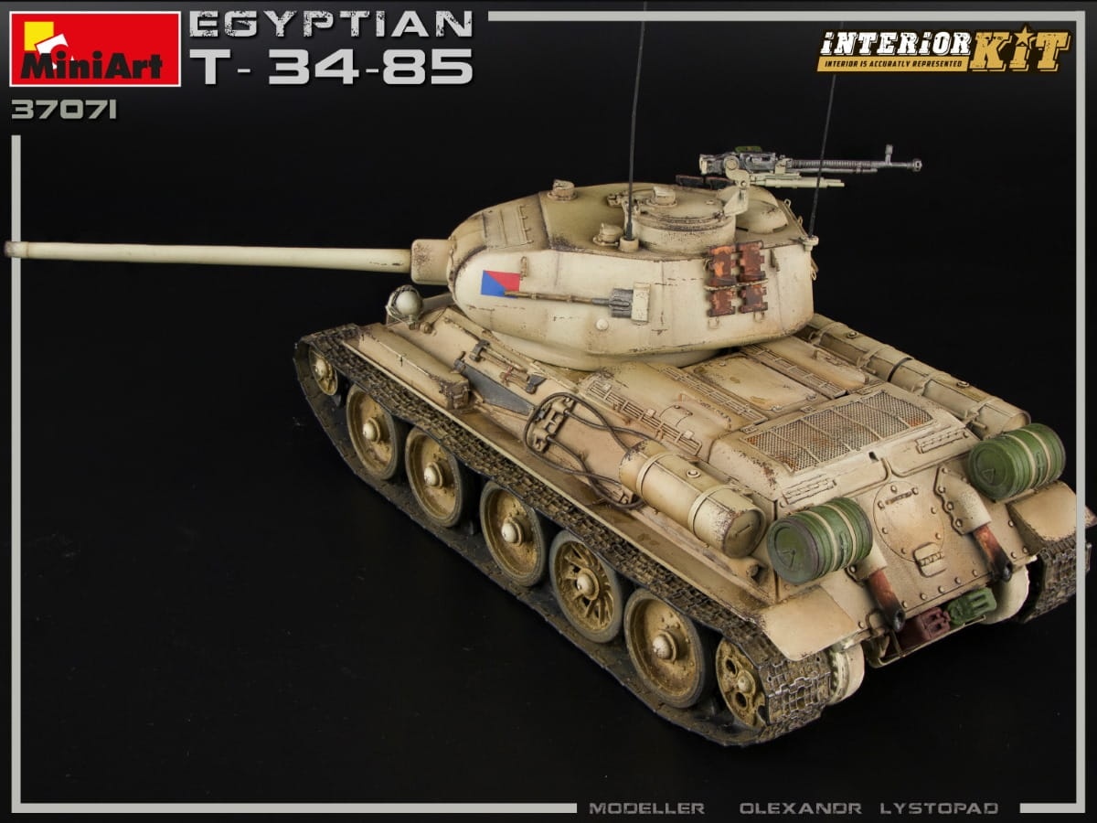 Zdjęcie dodatkowe produktu Egyptian T-34/85. Interior Kit 1:35 MiniArt 37071