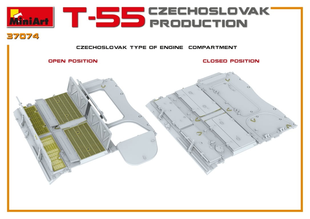 Zdjęcie dodatkowe produktu T-55 Czechoslovak Production 1:35 MiniArt 37074