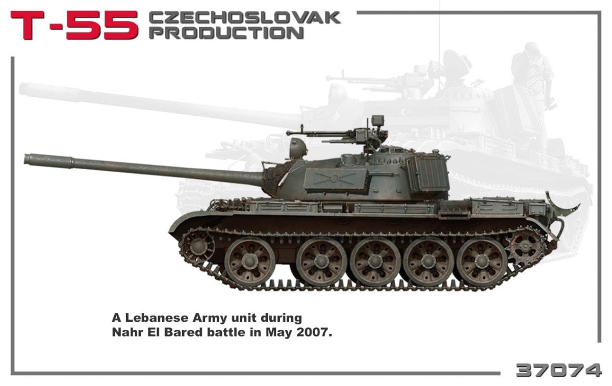 Zdjęcie dodatkowe produktu T-55 Czechoslovak Production 1:35 MiniArt 37074