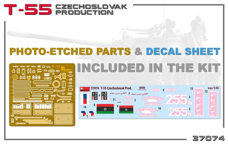 Zdjęcie dodatkowe produktu T-55 Czechoslovak Production 1:35 MiniArt 37074