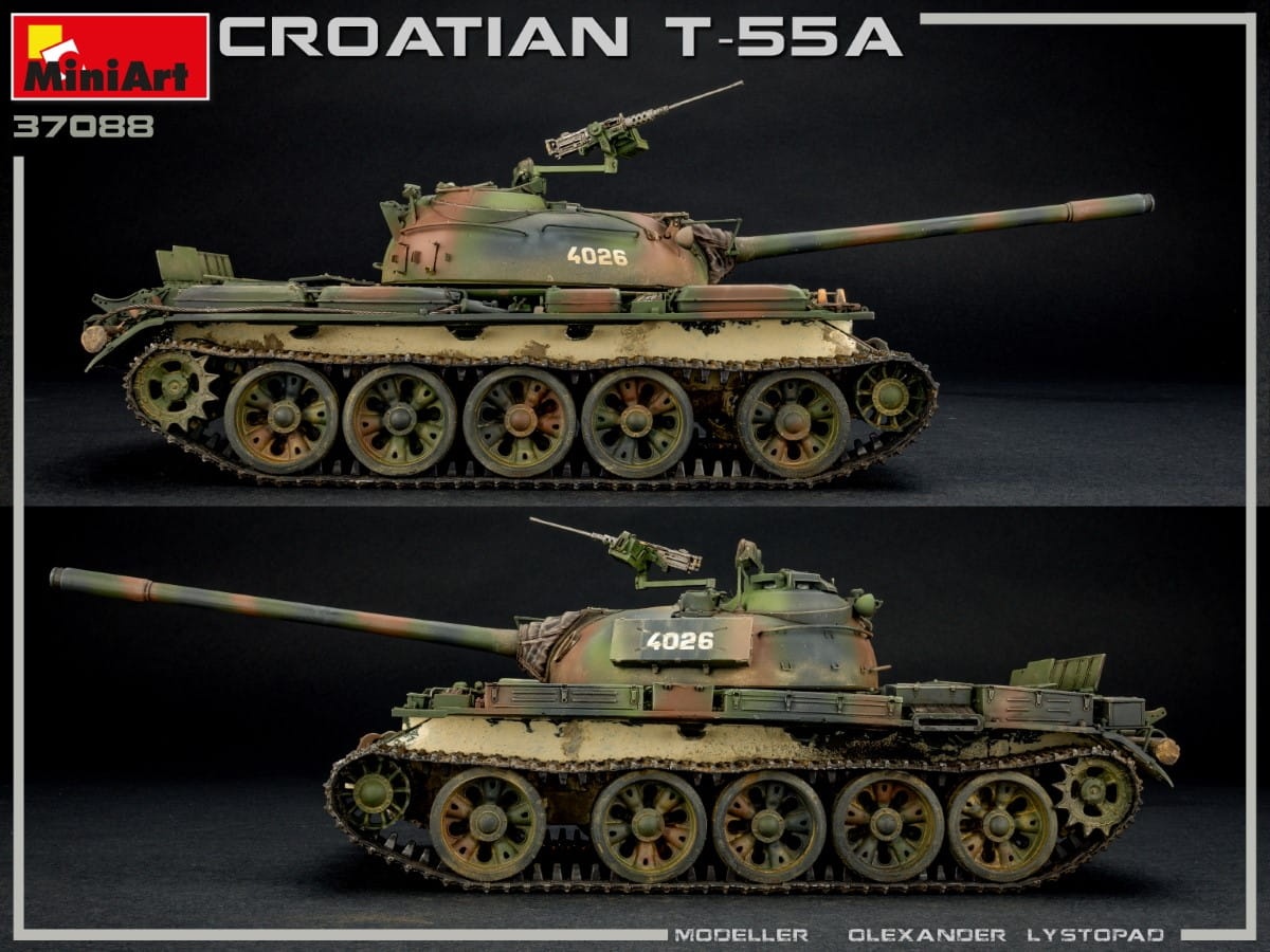 Zdjęcie dodatkowe produktu Croatian T-55a 1:35 MiniArt 37088