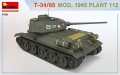 Zdjęcie dodatkowe produktu T-34/85 Mod. 1945. Plant 112 1:35 MiniArt 37091