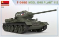 Zdjęcie dodatkowe produktu T-34/85 Mod. 1945. Plant 112 1:35 MiniArt 37091