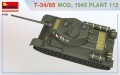Zdjęcie dodatkowe produktu T-34/85 Mod. 1945. Plant 112 1:35 MiniArt 37091