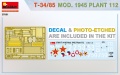 Zdjęcie dodatkowe produktu T-34/85 Mod. 1945. Plant 112 1:35 MiniArt 37091