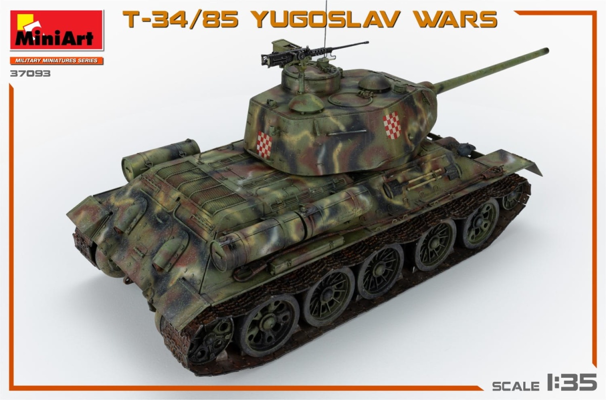 Zdjęcie dodatkowe produktu T-34/85 Yugoslav Wars 1:35 MiniArt 37093