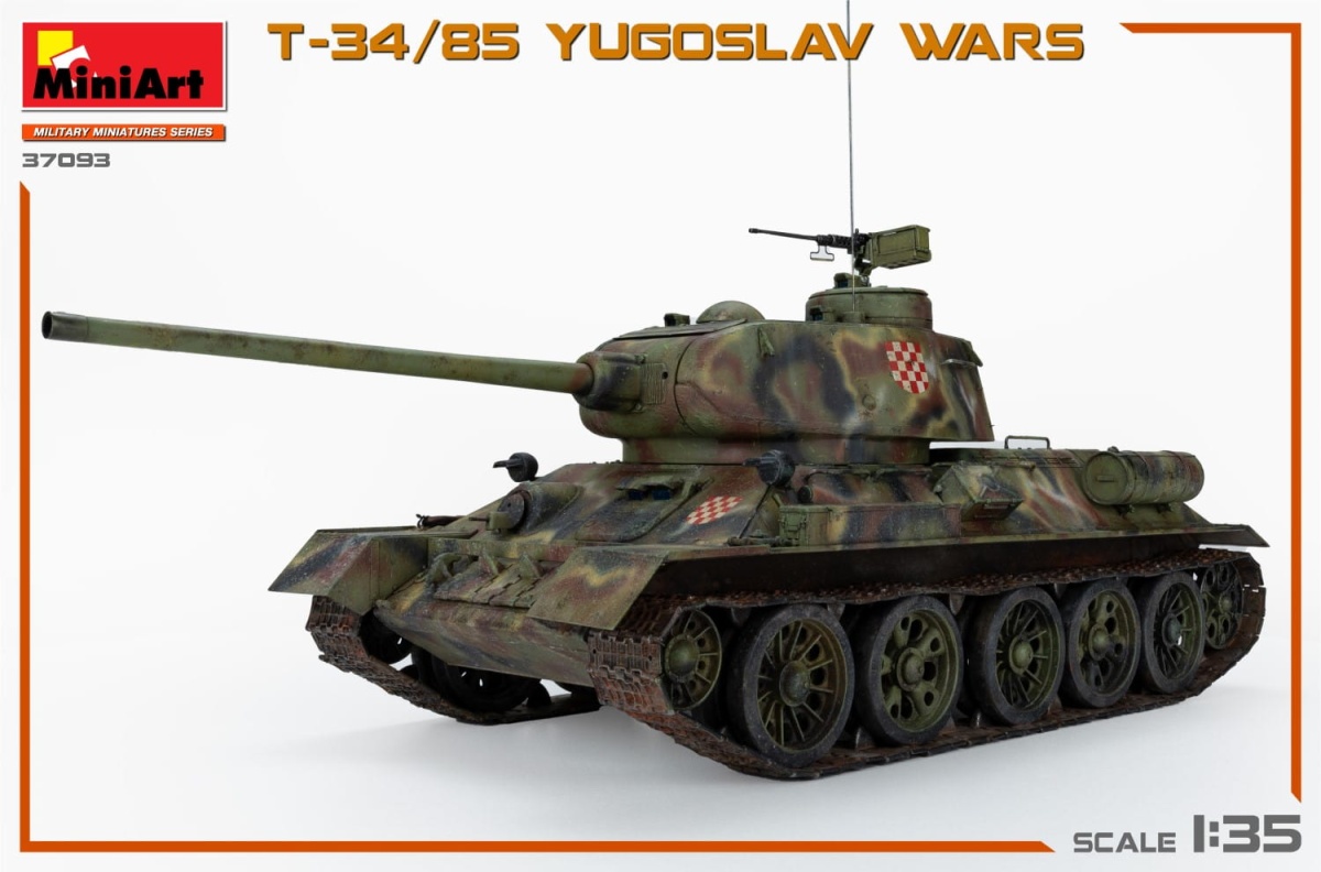 Zdjęcie dodatkowe produktu T-34/85 Yugoslav Wars 1:35 MiniArt 37093