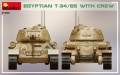 Zdjęcie dodatkowe produktu Egyptian T-34/85 With Crew 1:35 MiniArt 37098