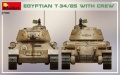 Zdjęcie dodatkowe produktu Egyptian T-34/85 With Crew 1:35 MiniArt 37098