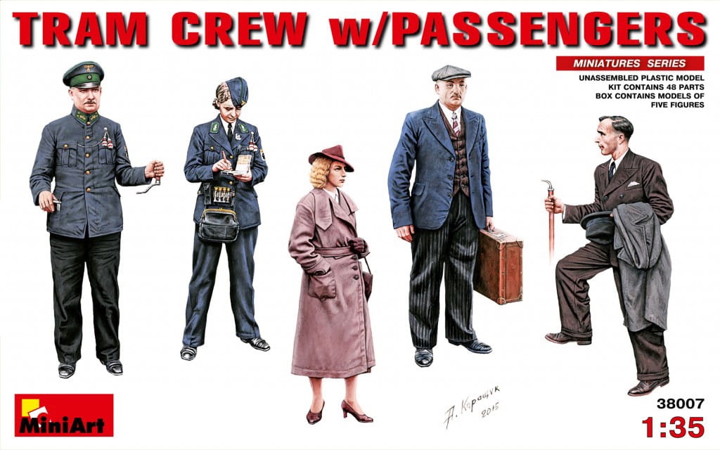 Zdjęcie główne produktu Tram Crew W/passengers 1:35 MiniArt 38007