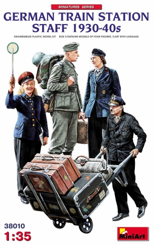 German Train Station Staff 1930-40s 1:35 MiniArt 38010