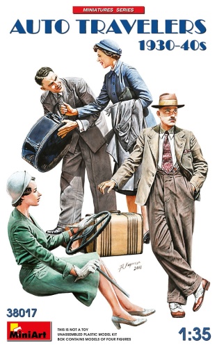 Auto Travelers 1930-40s 1:35 MiniArt 38017