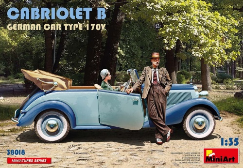 Cabriolet B German Car Type 170v 1:35 MiniArt 38018