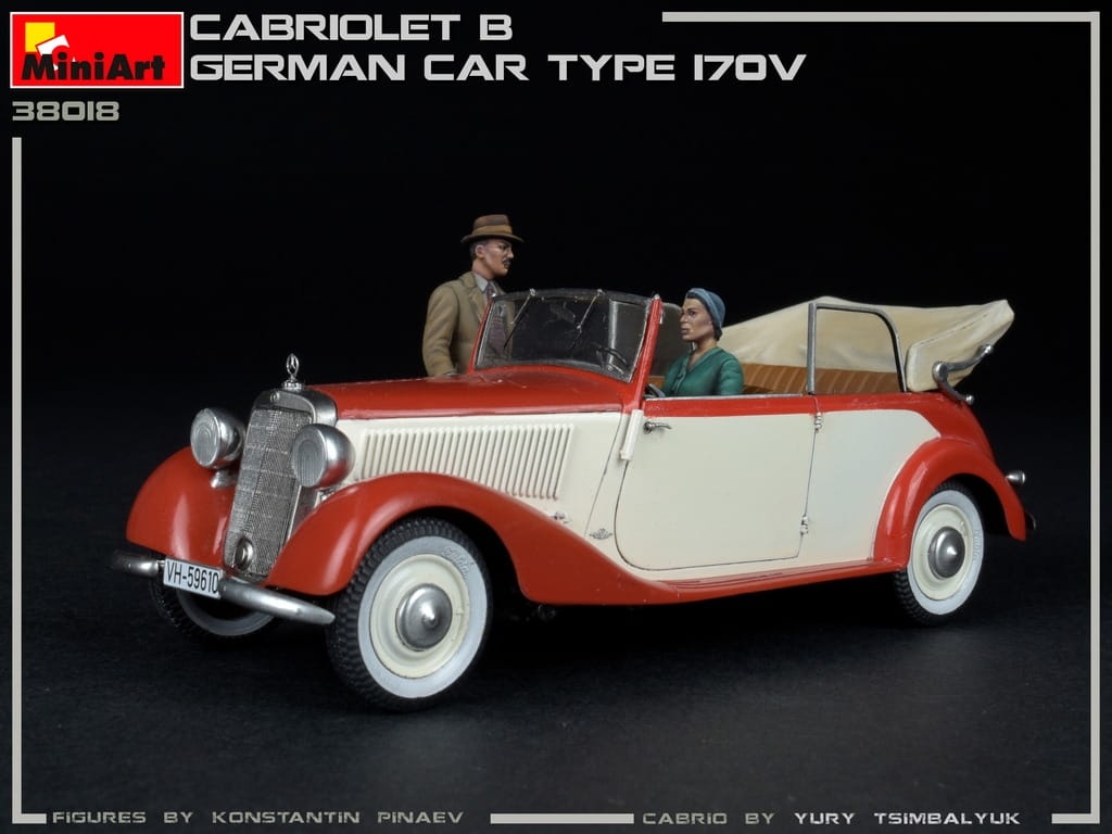 Zdjęcie dodatkowe produktu Cabriolet B German Car Type 170v 1:35 MiniArt 38018