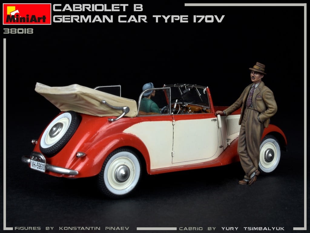 Zdjęcie dodatkowe produktu Cabriolet B German Car Type 170v 1:35 MiniArt 38018