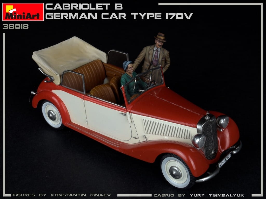 Zdjęcie dodatkowe produktu Cabriolet B German Car Type 170v 1:35 MiniArt 38018