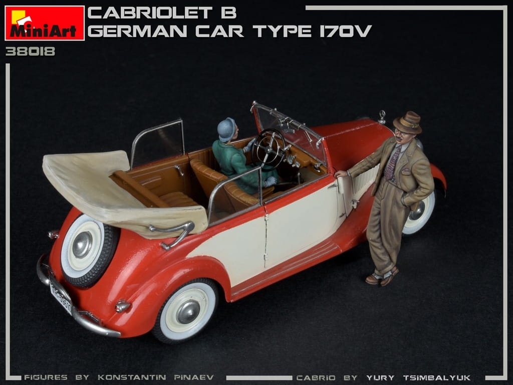 Zdjęcie dodatkowe produktu Cabriolet B German Car Type 170v 1:35 MiniArt 38018