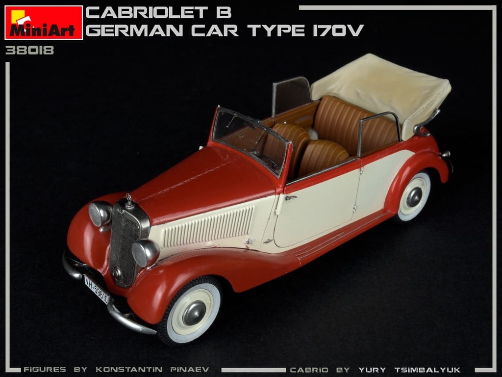 Zdjęcie dodatkowe produktu Cabriolet B German Car Type 170v 1:35 MiniArt 38018