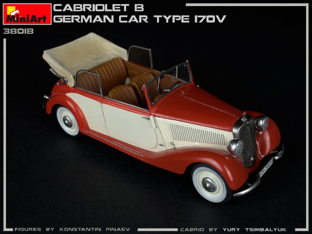 Zdjęcie dodatkowe produktu Cabriolet B German Car Type 170v 1:35 MiniArt 38018