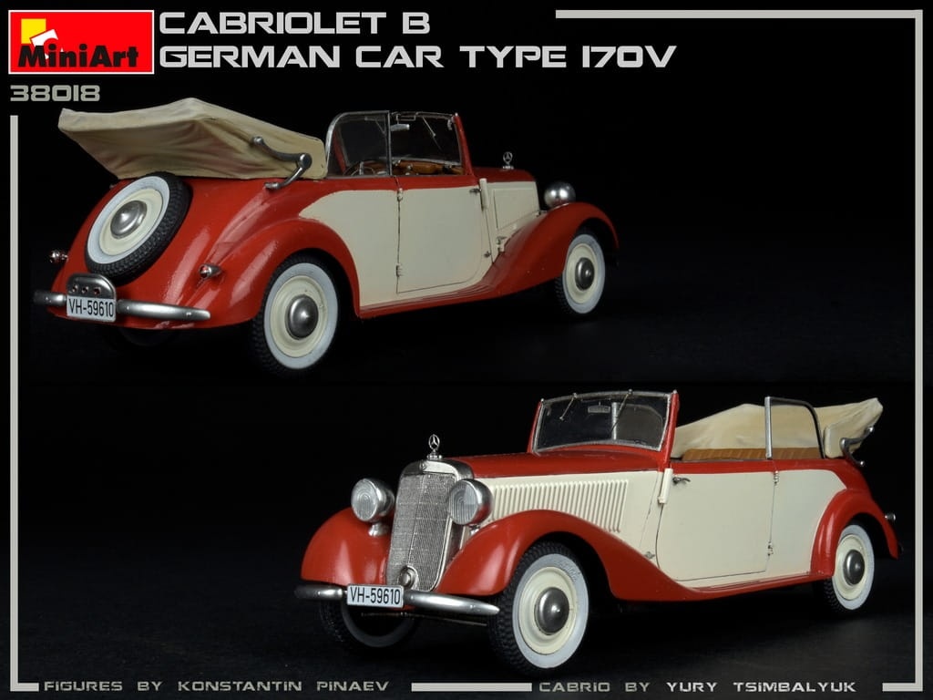Zdjęcie dodatkowe produktu Cabriolet B German Car Type 170v 1:35 MiniArt 38018