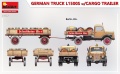 Zdjęcie dodatkowe produktu German Truck L1500s W/cargo Trailer 1:35 MiniArt 38023