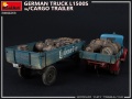 Zdjęcie dodatkowe produktu German Truck L1500s W/cargo Trailer 1:35 MiniArt 38023