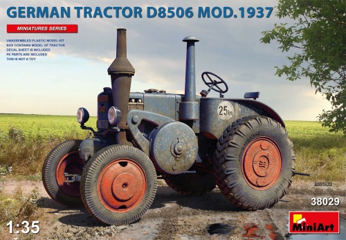 German Tractor D8506 Mod. 1937 1:35 MiniArt 38029