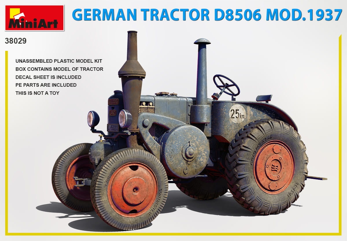 Zdjęcie dodatkowe produktu German Tractor D8506 Mod. 1937 1:35 MiniArt 38029