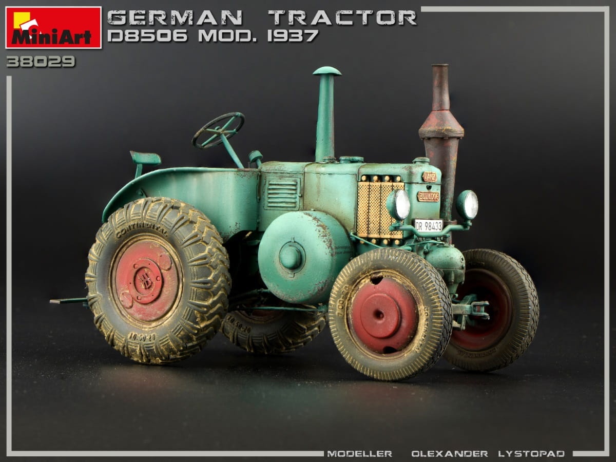 Zdjęcie dodatkowe produktu German Tractor D8506 Mod. 1937 1:35 MiniArt 38029