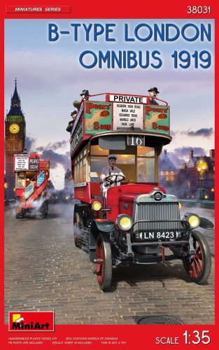 B-type London Omnibus 1919 1:35 MiniArt 38031