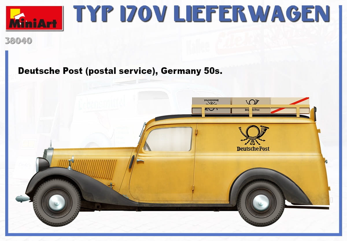 Zdjęcie dodatkowe produktu Typ 170v Lieferwagen 1:35 MiniArt 38040