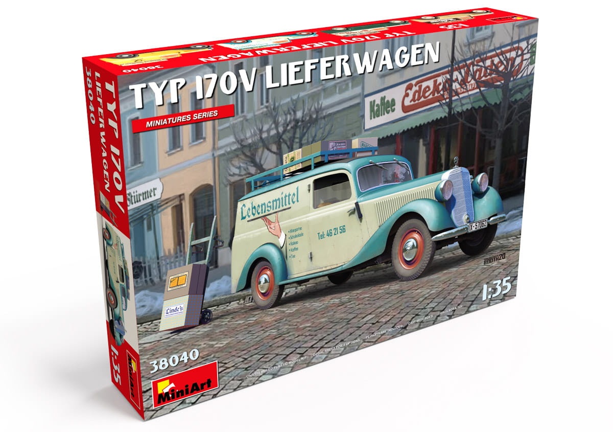 Zdjęcie dodatkowe produktu Typ 170v Lieferwagen 1:35 MiniArt 38040