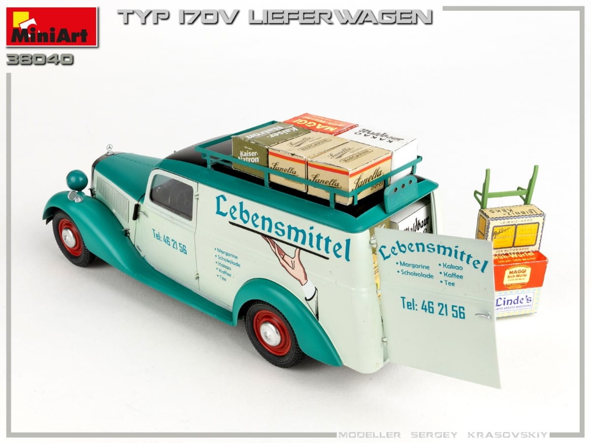 Zdjęcie dodatkowe produktu Typ 170v Lieferwagen 1:35 MiniArt 38040
