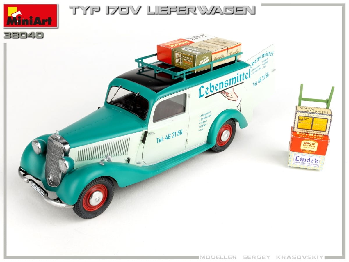 Zdjęcie dodatkowe produktu Typ 170v Lieferwagen 1:35 MiniArt 38040