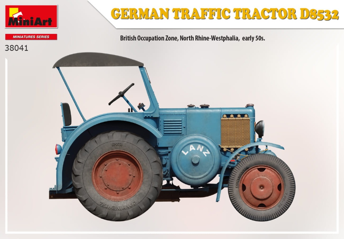 Zdjęcie dodatkowe produktu German Traffic Tractor D8532 1:35 MiniArt 38041
